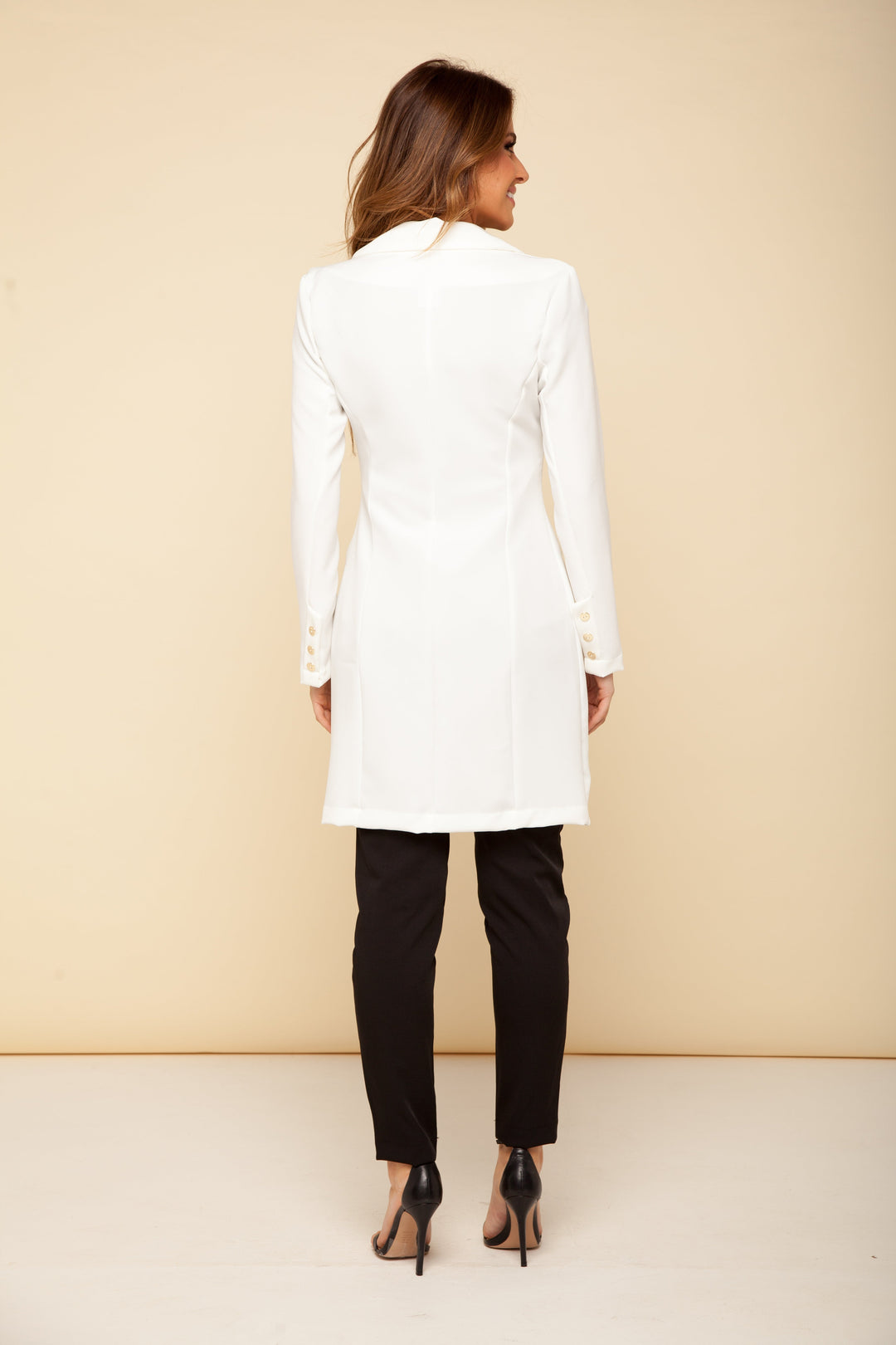 Women’s professional lab coat Amelie in white