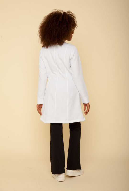 Classic white medical lab coat for healthcare professionals