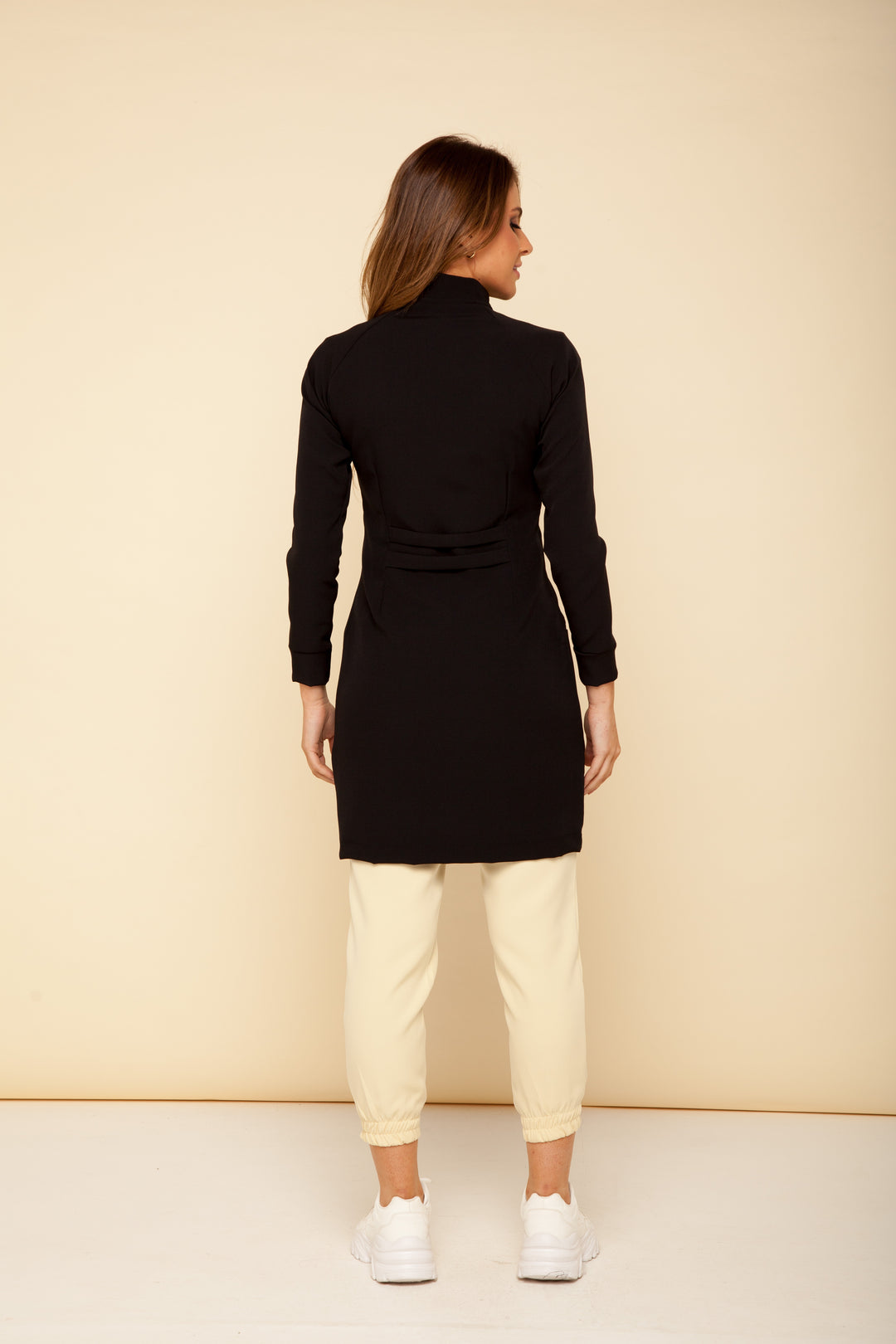 Louise Premium Women's Lab Coat - Black