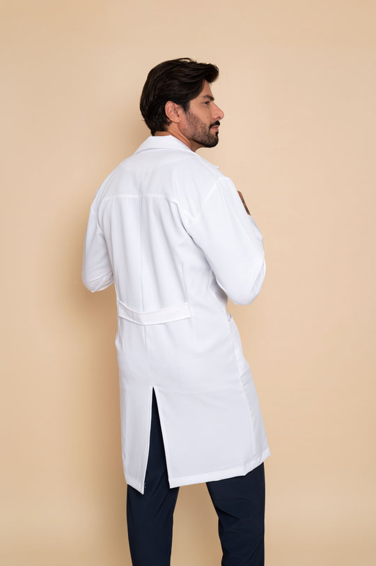 Pierre Men's Lab Coat – Classic Stretch Gabardine