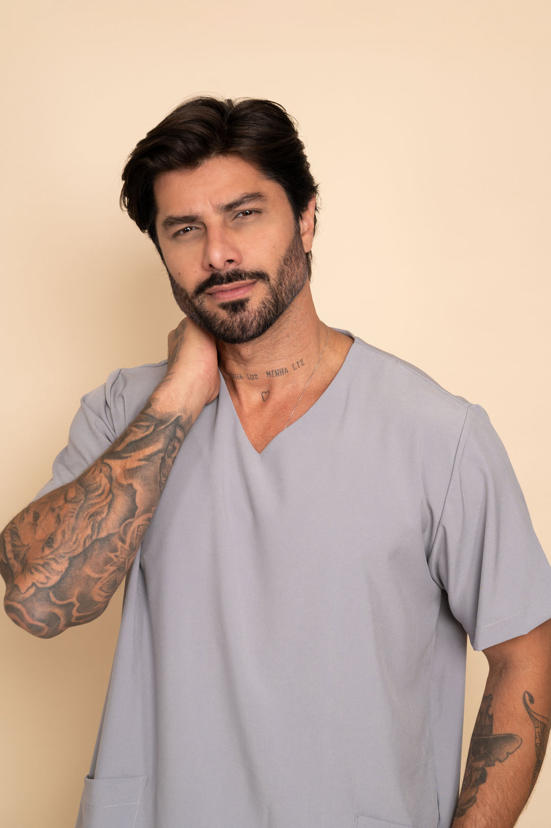 Men's  four-way stretch scrub set