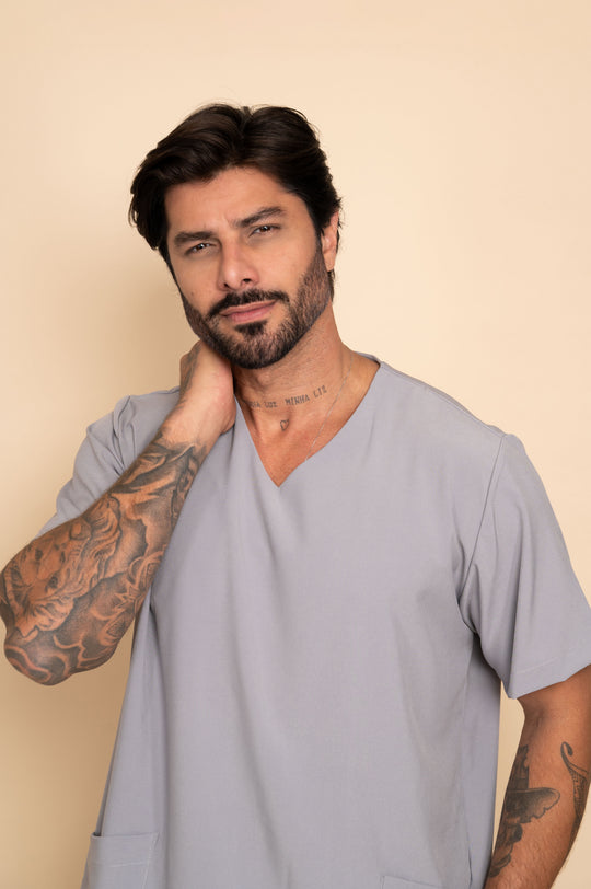 Men's  four-way stretch scrub set