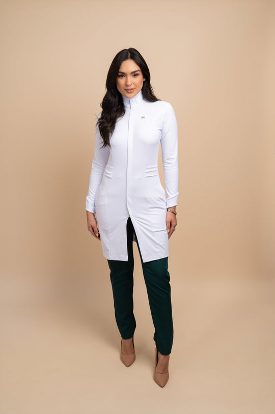 Maya women’s lab coat with tailored professional fit